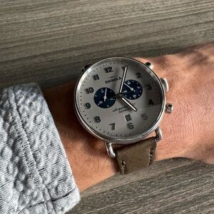 Shinola Canfield Chronograph Watch

Grey Dial with Brown Leather Strap